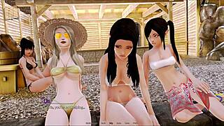 In harem hotel 389, seductive encounters unfold in the game