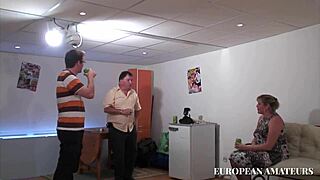 Double Penetration and Fisting for a Beautiful Chubby Blonde