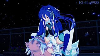 Tsubasa And Kanade Engage In Intense Futanari Lesbian Sex.