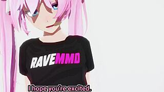 Bratty anime girl, can you handle this big black cock domination?