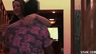 my boyfriend's stepsisters crave lesbian sex in this threesome roleplay