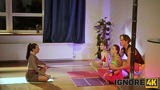 czech brunette says 'these pants are too tight at gym!'