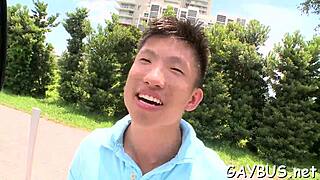 Blindfolded stud tricked by homosexual hunk into blowjob oral sex! 😈