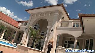 Glamorous Stunner Gets Double Penetration And Deepthroat From Lucky Cocks