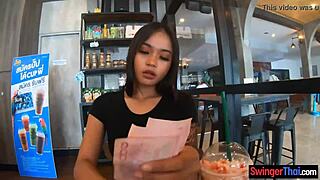 Young thai amateur big butt cutie blowjob and pussy fucked doggystyle bent over