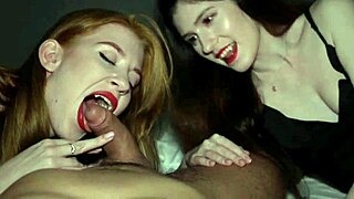 Do these stunning vampires crave that cock?