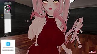 Spicy Catgirl Vibed And Fucked By Huge Cock, Teased By Simps