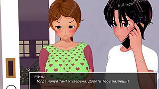 Horny 3D babe with big nipples goin’ wild in gameplay… dang it!