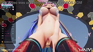 hentai vtuber cosmic faith rides dildo and squirts in vr not vrchat or mmd