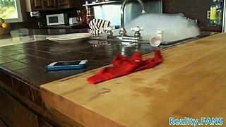 Milf Rides Cock Passionately And Tastes Cum