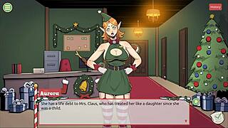 I-I got a secret surprise xmas hentai game ep 1 with naughty elf and sexy santa wife