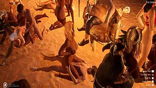 wildlife orgy in hentai anime group