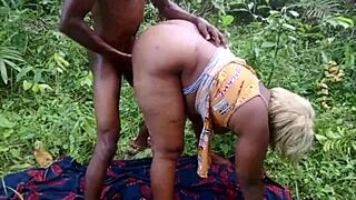 Two BBCs hit my fat ass for Christmas quickie!