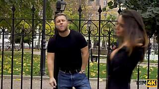 rim4k brunette seductress says, 'i'll make you hard with my rimjob and ass licking'