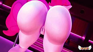 pinkie pie gives jerk off instructions in hentai style.