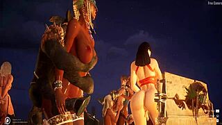 wildlife orgy in hentai anime group