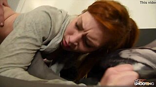 nasty redhead fucks wildly in doggystyle and riding