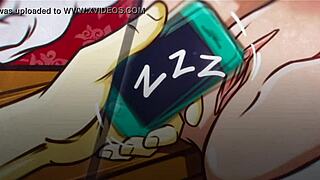 Blonde Secretary Experiences Group Insertion And Orgasm In Cartoon