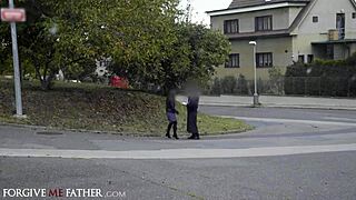 lost russian girl rough fucked in van.