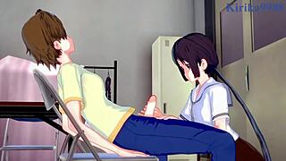 Hanako honda and chisato higuchi get into wild futanari action