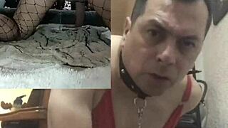 Gay prostitute in USA uses two big dildos on camera