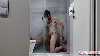 Ebony Escort Serves Monster Cock in Hotel Bathroom