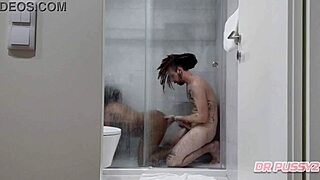 Ebony Escort Serves Monster Cock in Hotel Bathroom