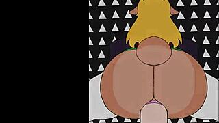 Noelle Holiday Rides Monster Cock in Game