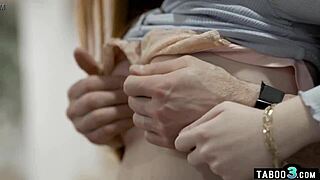 recently widowed old man fucks redhead teen maya kendrick with monster cock in taboo scene.