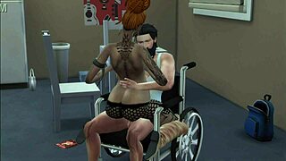 Tattooed Girl Has Sex With Invalid In Hentai Anime