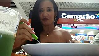 Latina gives ass to friend's brother 😈