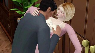 Cartoon porn featuring office romance and adultery with wife