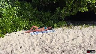 Pissed on girl at public beach, her shocked face was priceless! 😲