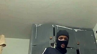 African Woman with Big Tits and Ass Masturbates in Part 1