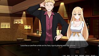 Aya breaks her promise with a monster cock in this hentai