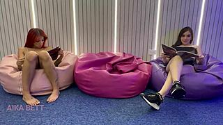 Aikabett takes big cock in tight pussy.