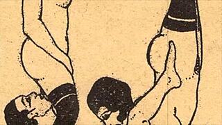 vintage drawings of the alphabet