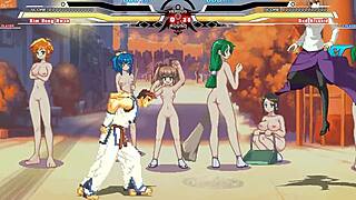 Mugen animation: Dongwan vs Arcued in a hardcore scene