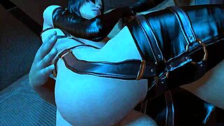 guy is spooning with two beautiful ladyboys in this hentai scene. they enjoy blowjobs and bareback action