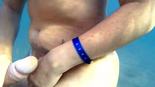 amazing public beach water adventure with underwater fun