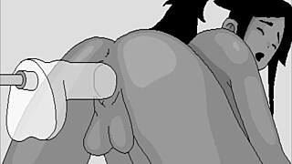 Hey, wanna see this juicy futa gangbang in action with toys?