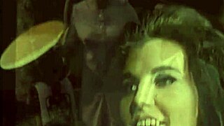 Interracial taboo scene with chocolate and ginger in vintage setting