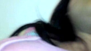 Latina amateur's first time anal experience at home