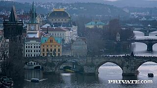 kate rich, craving sex, gets double action from two hard cocks