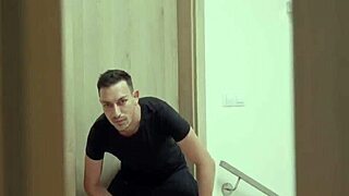 ria sunn gets rough 4on1 bbc anal with big gapes and cum swallow in shower