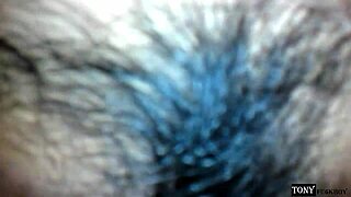 Latina amateur's first time anal experience at home