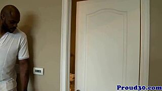 Muscular inked guys get steamy in interracial gay shower scene