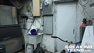 This hot teen 18+ begged for anal outdoors. I couldn’t resist and creampied her tight ass!