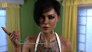 Milf with big tits and ass dances emotionally