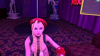 Cammy White Ride Cock Virtual Reality Game Cosplay!